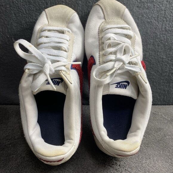 Nike Classic Cortez Premium White Red Crush Chenille Swoosh Women's 8 Circa 2018 - Picture 4 of 8